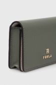 Шкіряний гаманець Furla жіночий колір зелений (3293998)