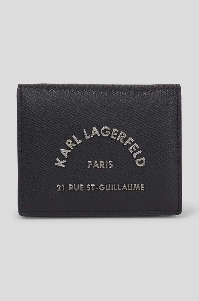 Гаманець Karl Lagerfeld жіночий колір чорний (3348676)