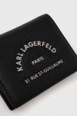 Гаманець Karl Lagerfeld жіночий колір чорний (3348676)