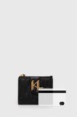 Гаманець Karl Lagerfeld жіночий колір чорний (3348682)