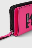 Гаманець Karl Lagerfeld Jeans жіночий колір рожевий (3348684)