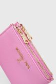 Шкіряний гаманець Patrizia Pepe жіночий колір рожевий (3379528)