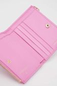 Шкіряний гаманець Patrizia Pepe жіночий колір рожевий (3379528)