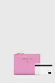 Шкіряний гаманець Patrizia Pepe жіночий колір рожевий (3379528)