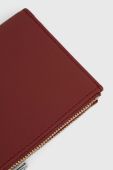 Шкіряний гаманець Patrizia Pepe жіночий колір бордовий (3379529)