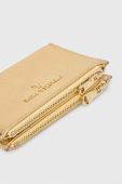 Шкіряний гаманець Patrizia Pepe жіночий колір золотий (3379530)
