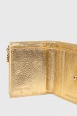 Шкіряний гаманець Patrizia Pepe жіночий колір золотий (3379530)