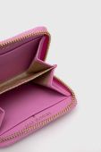 Шкіряний гаманець Patrizia Pepe жіночий колір рожевий (3379536)