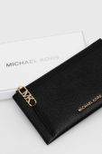 Шкіряний гаманець MICHAEL Michael Kors жіночий колір чорний (3386168)