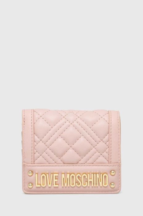 Гаманець Love Moschino жіночий колір бежевий (3618337)