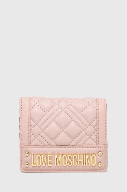 Гаманець Love Moschino жіночий колір бежевий (3618337)