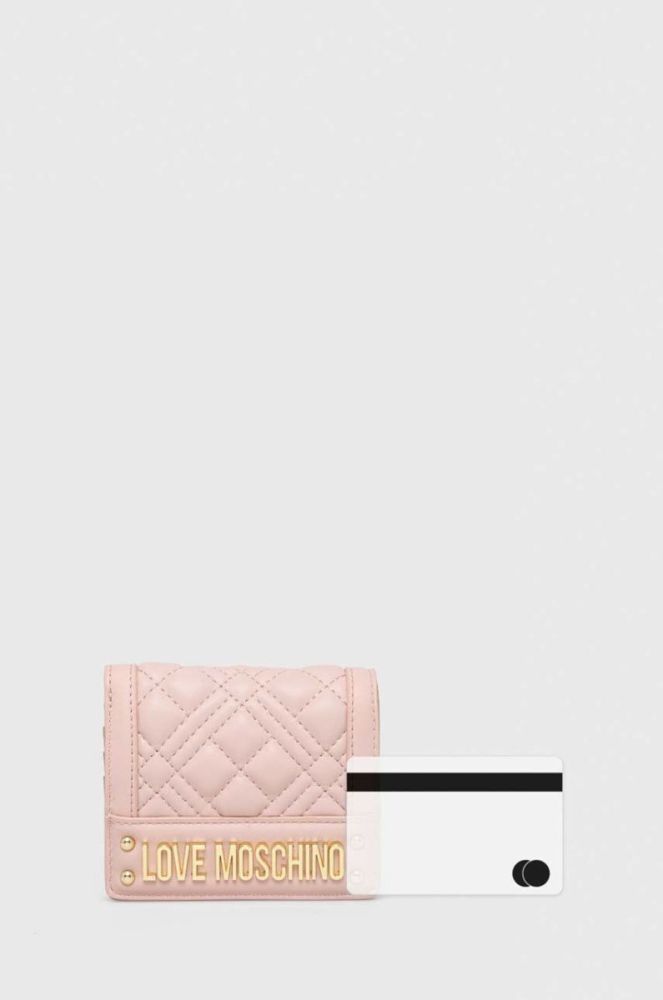 Гаманець Love Moschino жіночий колір бежевий (3618337) фото 4