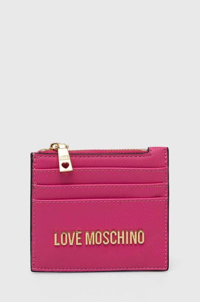 Гаманець Love Moschino жіночий колір рожевий (3381576)