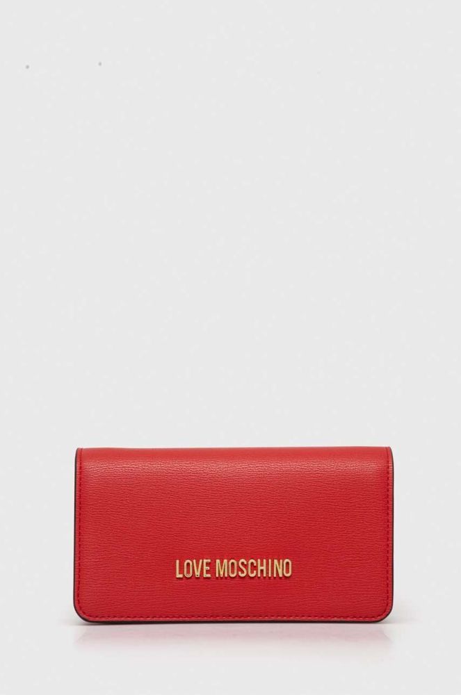 Гаманець Love Moschino жіночий колір червоний (3383889)