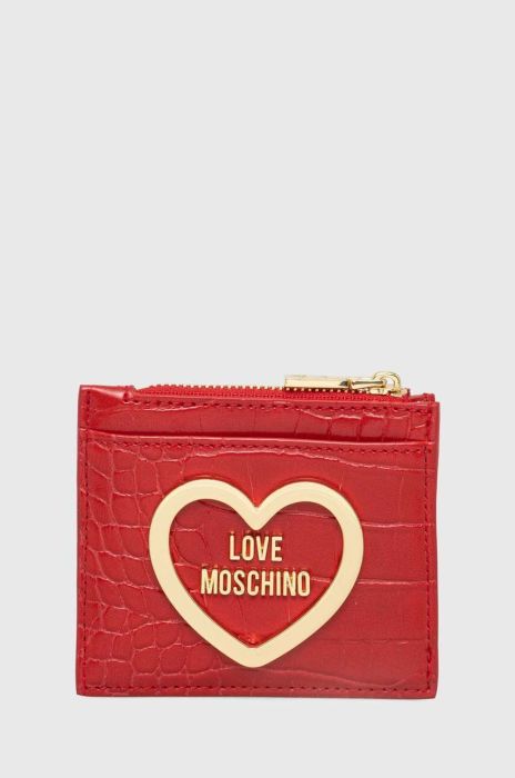 Гаманець Love Moschino жіночий колір червоний (3618339)