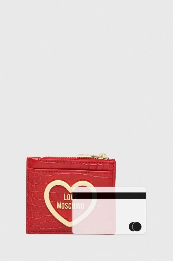 Гаманець Love Moschino жіночий колір червоний (3618339) фото 4
