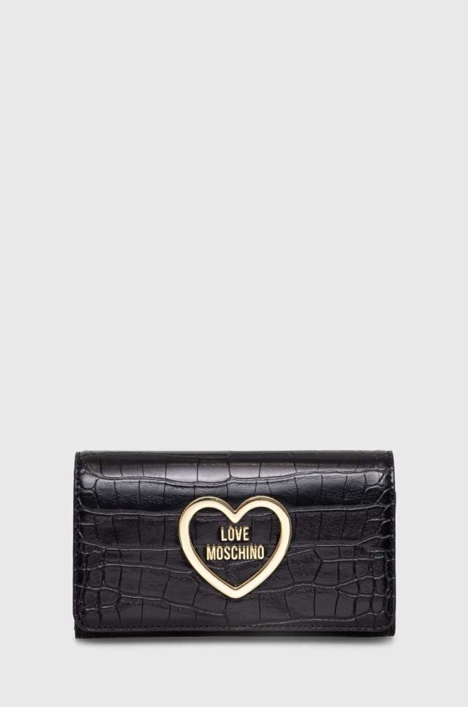 Гаманець Love Moschino жіночий колір чорний (3618342)