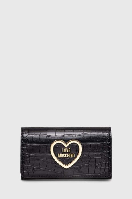 Гаманець Love Moschino жіночий колір чорний (3618342)