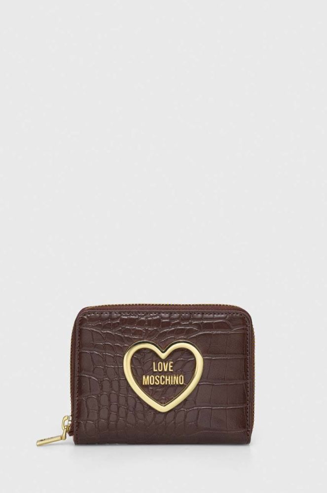 Гаманець Love Moschino жіночий колір коричневий (3500988)