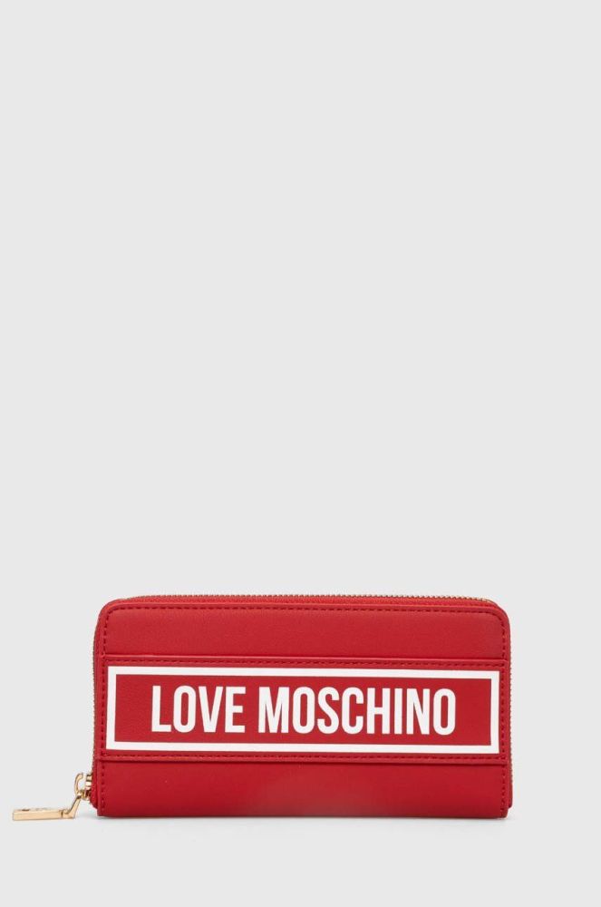 Гаманець Love Moschino жіночий колір червоний (3618345)