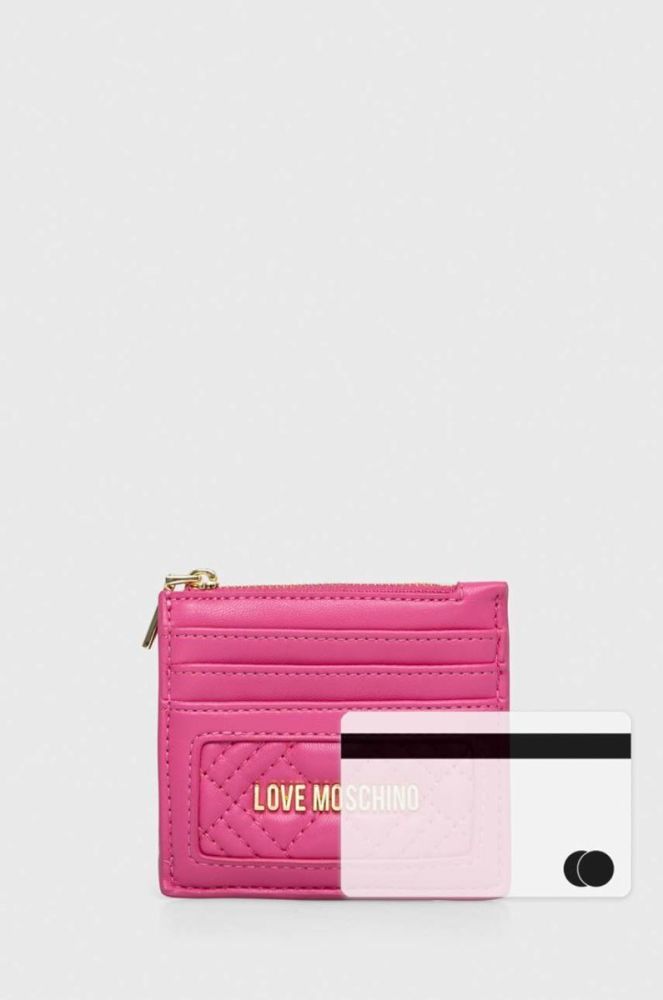 Гаманець Love Moschino жіночий колір рожевий (3500992) фото 4