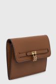Шкіряний гаманець MICHAEL Michael Kors жіночий колір коричневий (3459237)