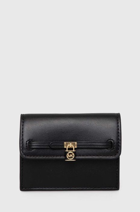 Шкіряний гаманець MICHAEL Michael Kors жіночий колір чорний (3459234)