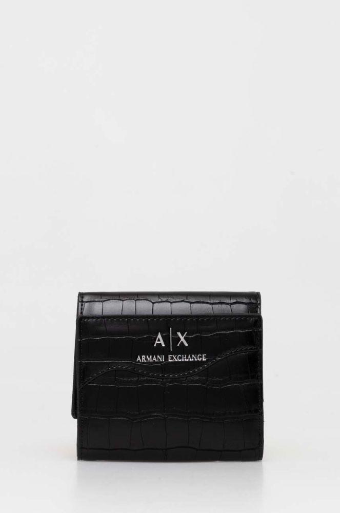 Гаманець Armani Exchange жіночий колір чорний (3398089)