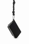 Гаманець Desigual 23WAYY02 ACCESSORIES NYLON SMALL WALLETS жіночий колір чорний