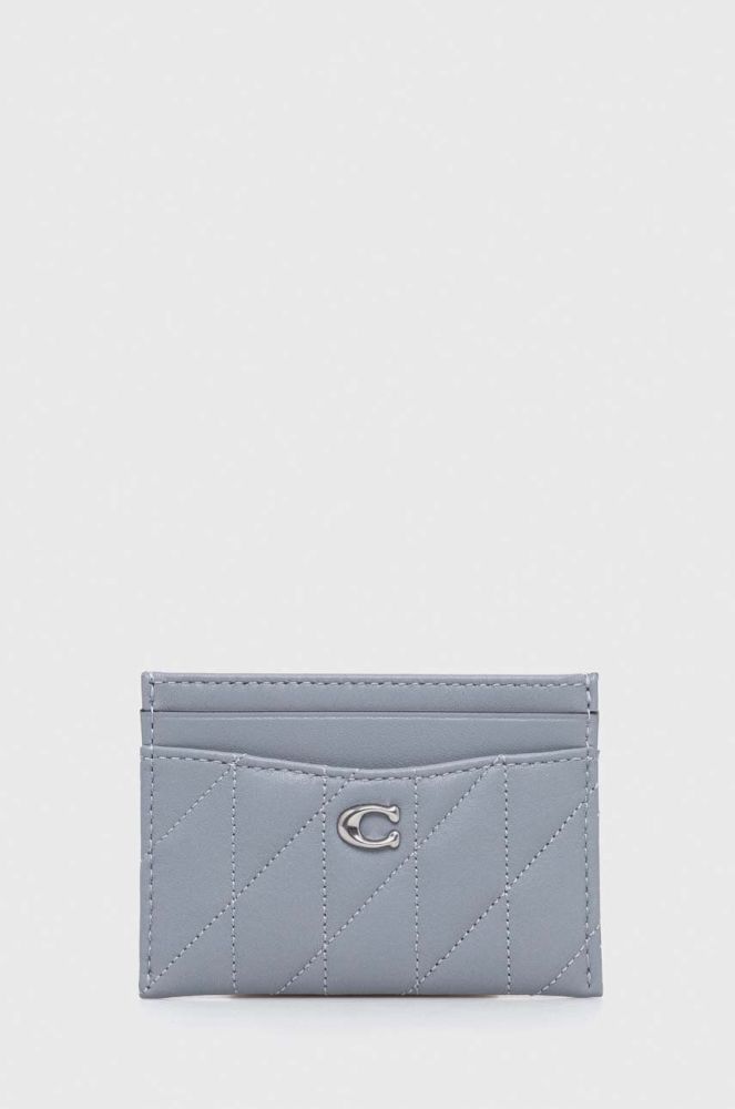 Гаманець Coach Essential Card Case колір блакитний