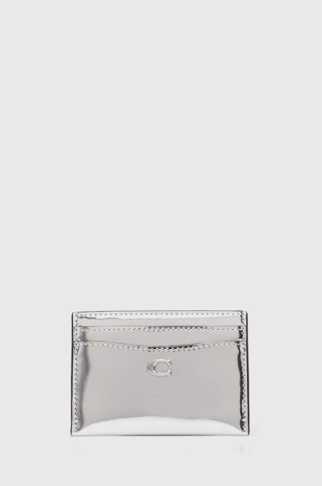 Гаманець Coach Essential Card Case колір срібний