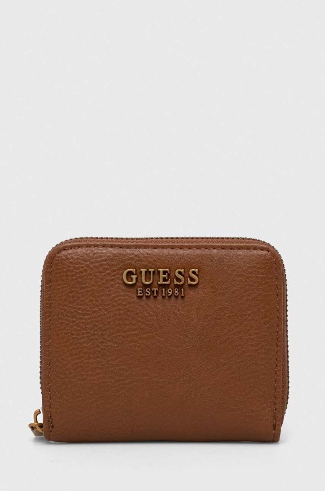 Гаманець Guess жіночий колір коричневий (3578184)