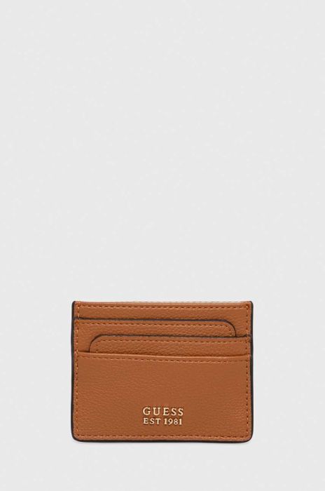 Чохол на банківські карти Guess колір коричневий (3515745)
