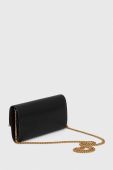 Шкіряний гаманець Guess жіночий колір чорний