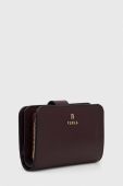 Шкіряний гаманець Furla жіночий колір фіолетовий (3533936)
