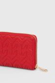 Шкіряний гаманець Patrizia Pepe жіночий колір червоний (3630012)