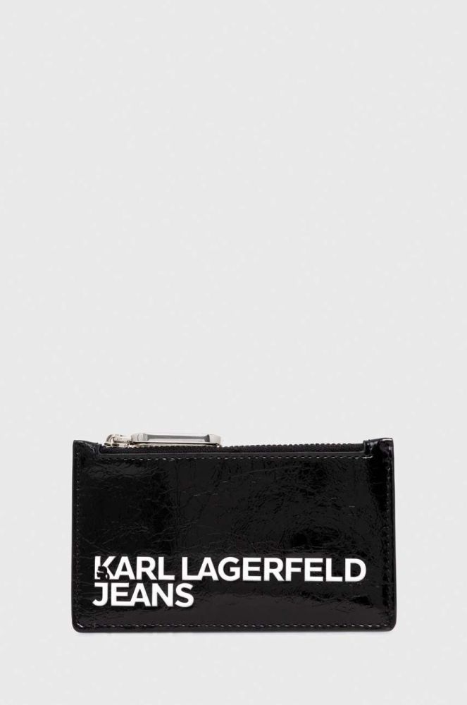 Гаманець Karl Lagerfeld Jeans жіночий колір чорний (3538231)