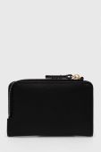 Шкіряний гаманець Twinset жіночий колір чорний (3578194)