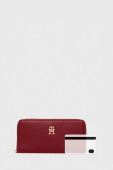 Гаманець Tommy Hilfiger жіночий колір бордовий (3442559)