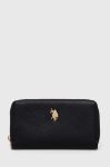 Гаманець U.S. Polo Assn. жіночий колір чорний (3683783)