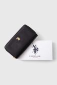 Гаманець U.S. Polo Assn. жіночий колір чорний (3683783)