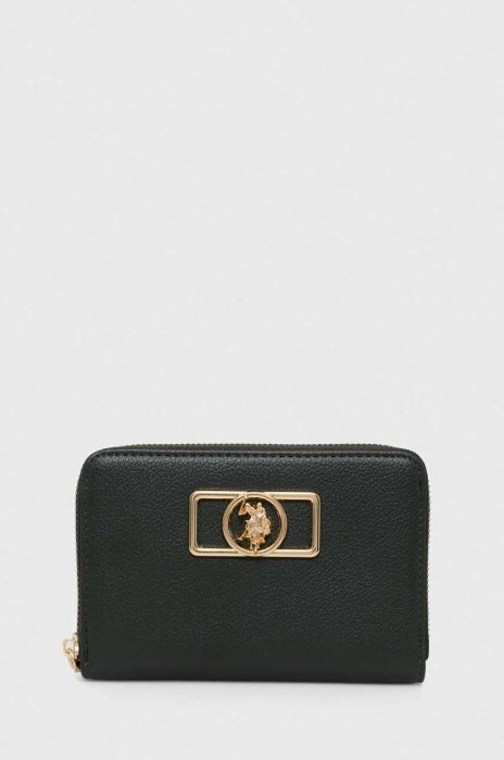 Гаманець U.S. Polo Assn. жіночий колір зелений (3679080)