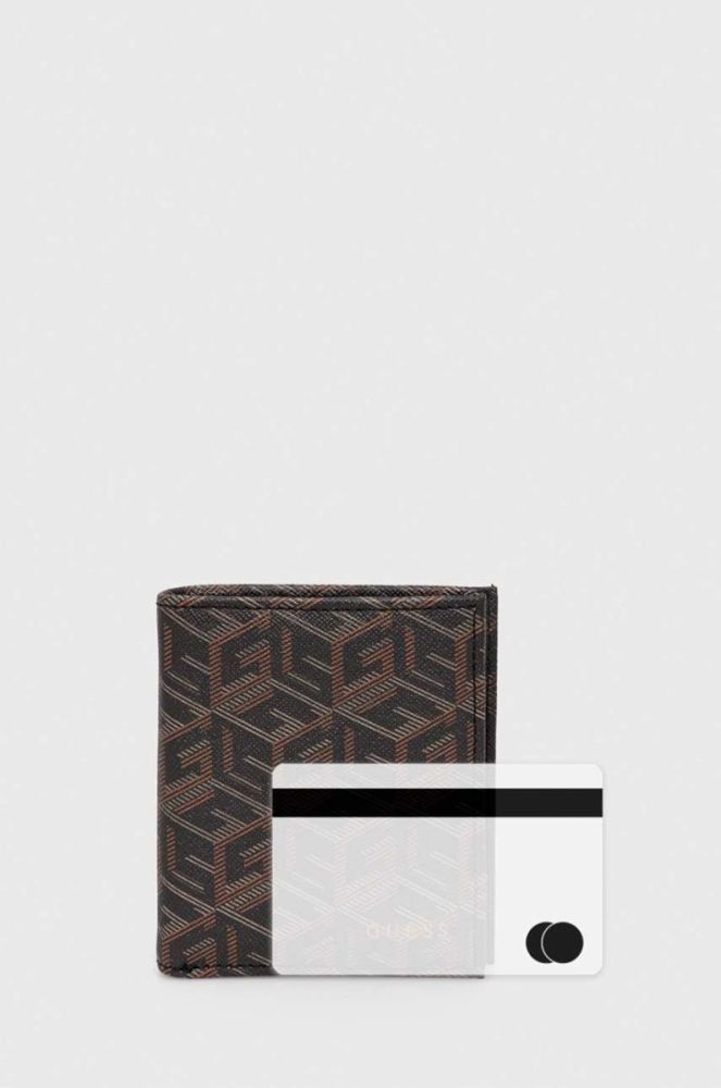 Гаманець Guess чоловічий колір чорний (3538252) фото 6