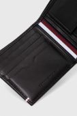 Шкіряний гаманець Tommy Hilfiger чоловічий колір чорний (3253692)
