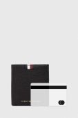 Шкіряний гаманець Tommy Hilfiger чоловічий колір чорний (3244132)