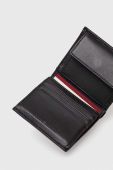 Шкіряний гаманець Tommy Hilfiger чоловічий колір чорний (3244132)
