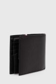 Шкіряний гаманець Tommy Hilfiger чоловічий колір чорний (3299347)