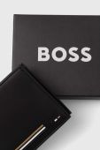 Гаманець BOSS чоловічий колір чорний (3351650)