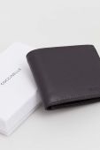 Шкіряний гаманець Coccinelle чоловічий колір сірий (3373016)