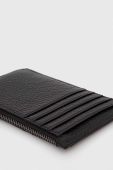 Шкіряний гаманець Coccinelle чоловічий колір чорний (3376877)